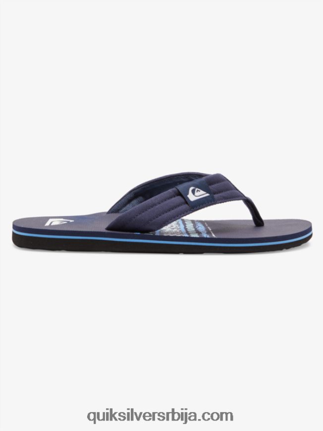 мушкарци Quiksilver молокаи опуштене сандале плава 2 Z824VN492