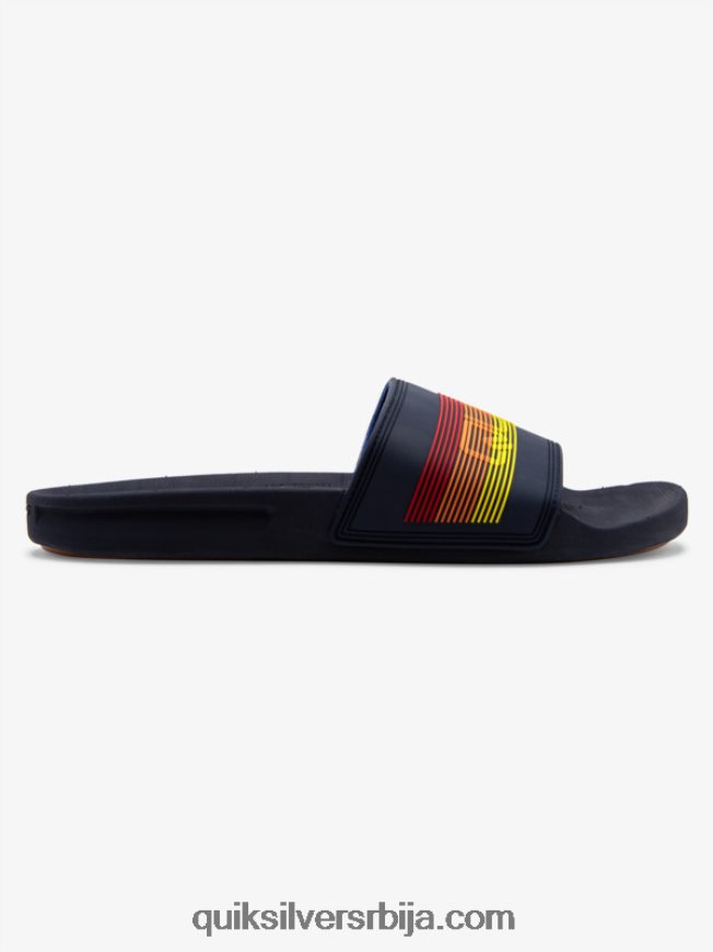 мушкарци Quiksilver риви вордмарк слиде сандале плава 2 Z824VN691