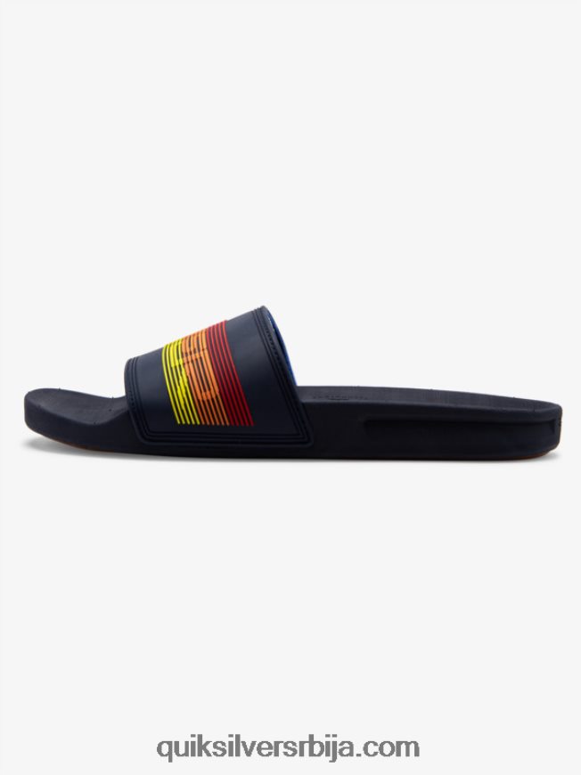мушкарци Quiksilver риви вордмарк слиде сандале плава 2 Z824VN691