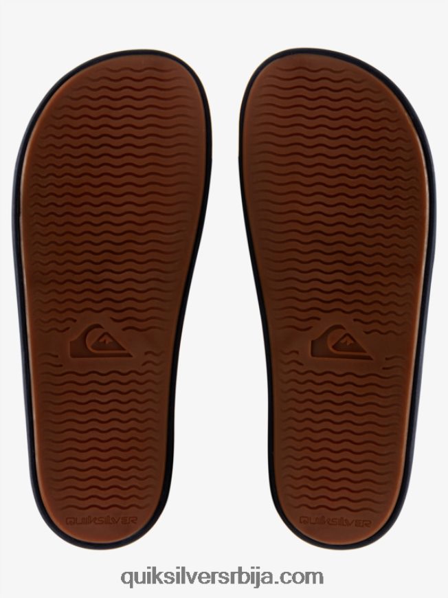 мушкарци Quiksilver риви вордмарк слиде сандале плава 2 Z824VN691
