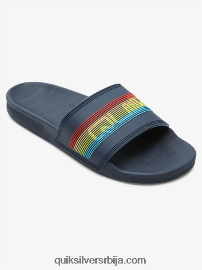 мушкарци Quiksilver риви вордмарк слиде сандале плава 3 Z824VN688