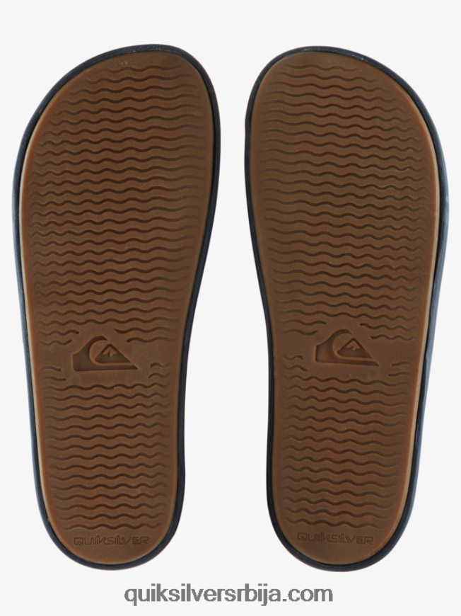 мушкарци Quiksilver риви вордмарк слиде сандале плава 3 Z824VN688