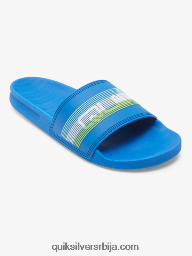 мушкарци Quiksilver риви вордмарк слиде сандале плава 4 Z824VN685