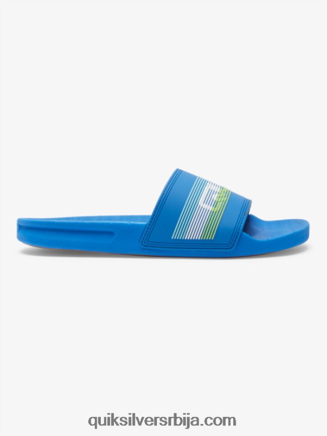 мушкарци Quiksilver риви вордмарк слиде сандале плава 4 Z824VN685