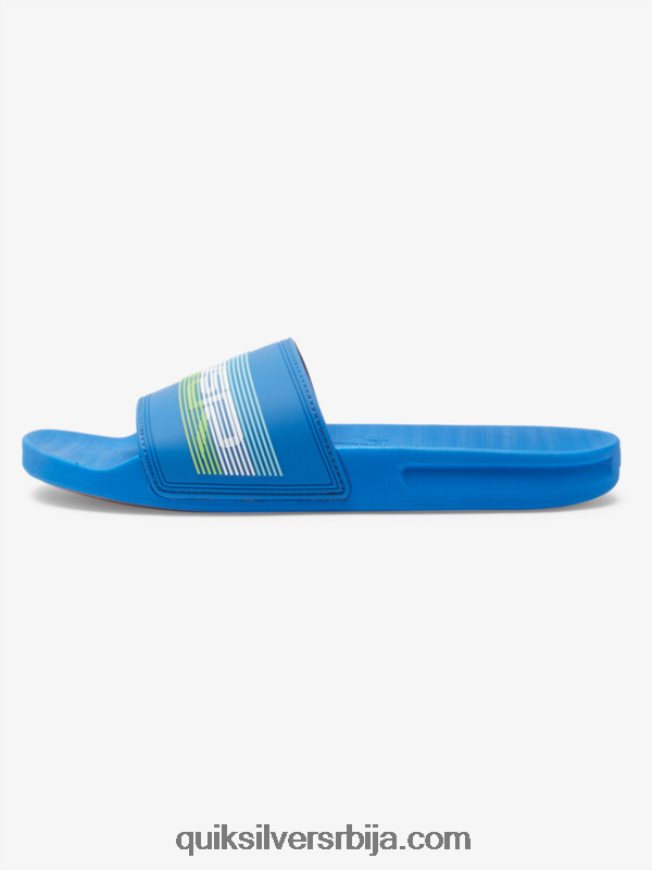 мушкарци Quiksilver риви вордмарк слиде сандале плава 4 Z824VN685