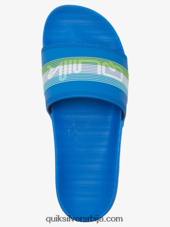 мушкарци Quiksilver риви вордмарк слиде сандале плава 4 Z824VN685