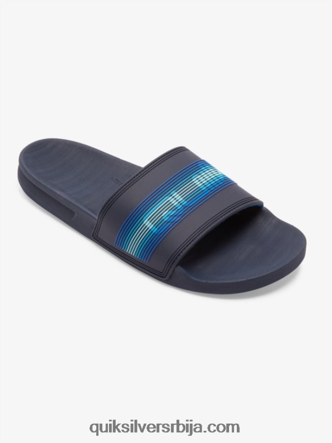 мушкарци Quiksilver риви вордмарк слиде сандале плава 5 Z824VN684