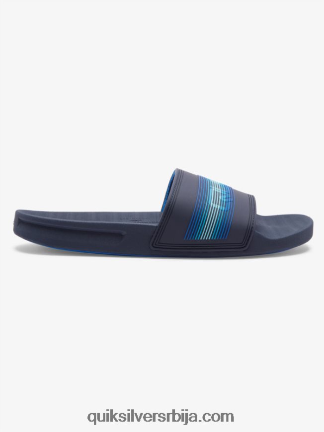мушкарци Quiksilver риви вордмарк слиде сандале плава 5 Z824VN684