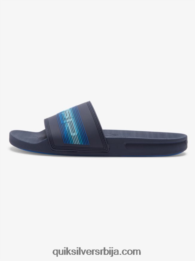 мушкарци Quiksilver риви вордмарк слиде сандале плава 5 Z824VN684