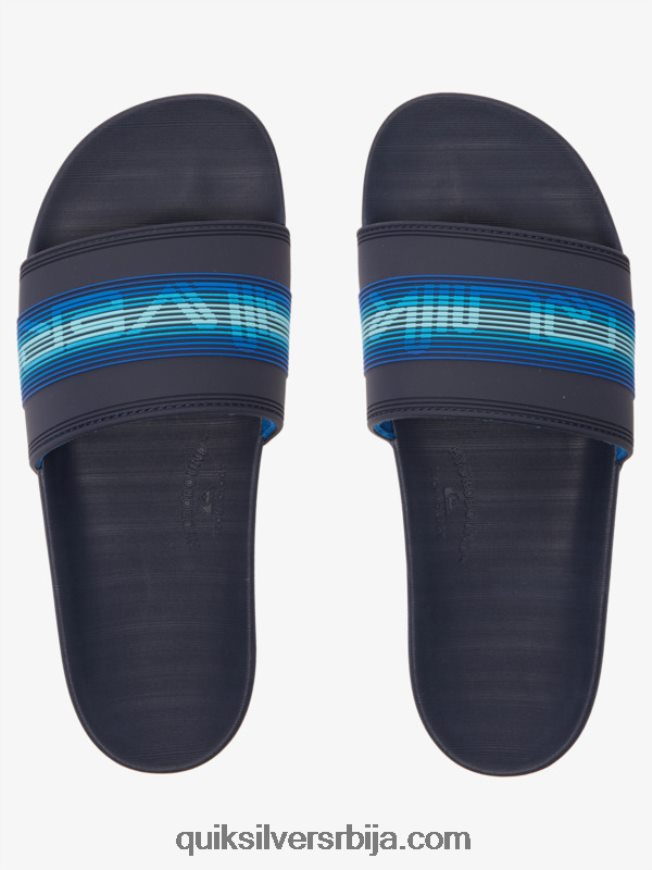 мушкарци Quiksilver риви вордмарк слиде сандале плава 5 Z824VN684
