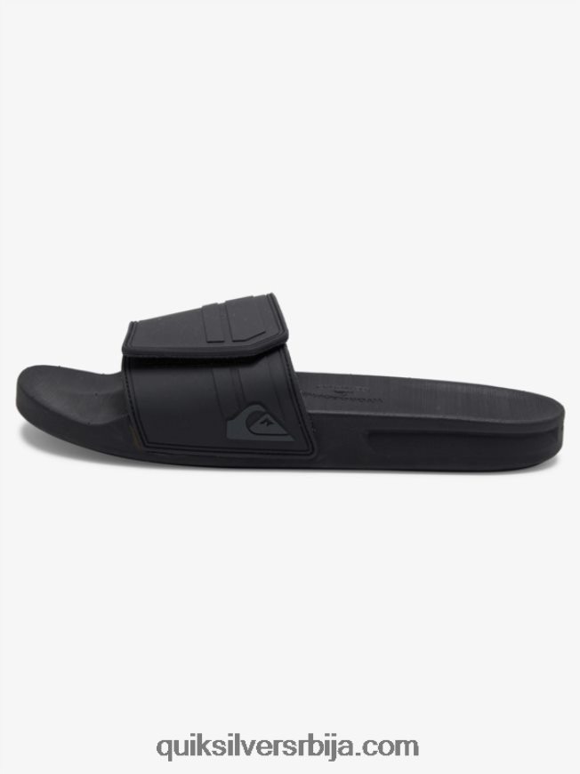мушкарци Quiksilver риви клизачи за подешавање слајдова црно/сиво Z824VN1016
