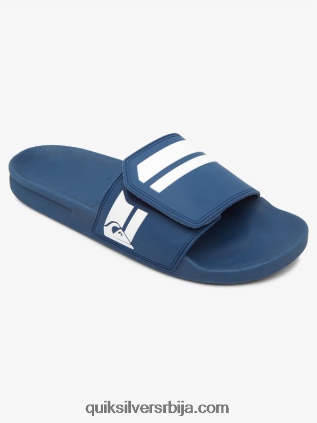 мушкарци Quiksilver риви клизачи за подешавање слајдова плаво бели Z824VN1017