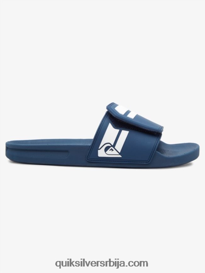 мушкарци Quiksilver риви клизачи за подешавање слајдова плаво бели Z824VN1017