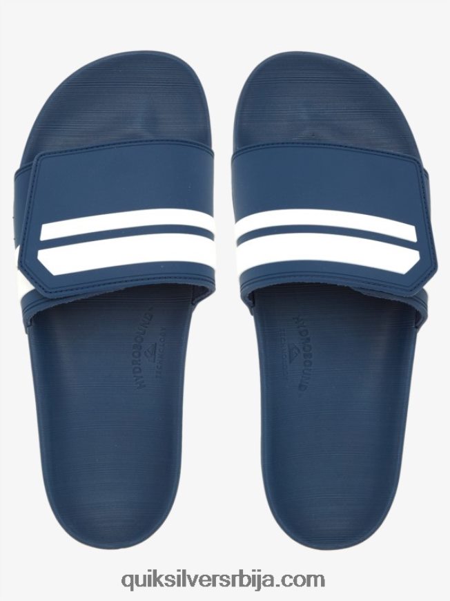 мушкарци Quiksilver риви клизачи за подешавање слајдова плаво бели Z824VN1017