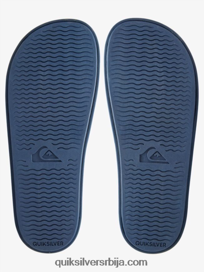 мушкарци Quiksilver риви клизачи за подешавање слајдова плаво бели Z824VN1017