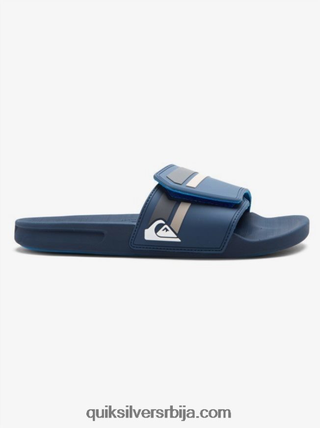 мушкарци Quiksilver риви клизачи за подешавање слајдова плава/сива Z824VN1018