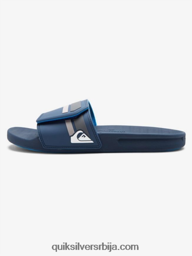 мушкарци Quiksilver риви клизачи за подешавање слајдова плава/сива Z824VN1018