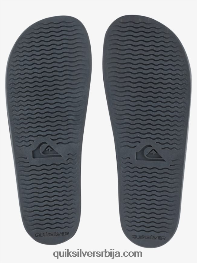 мушкарци Quiksilver риви сандале са дуплим подешавањем црно/сиво Z824VN1076