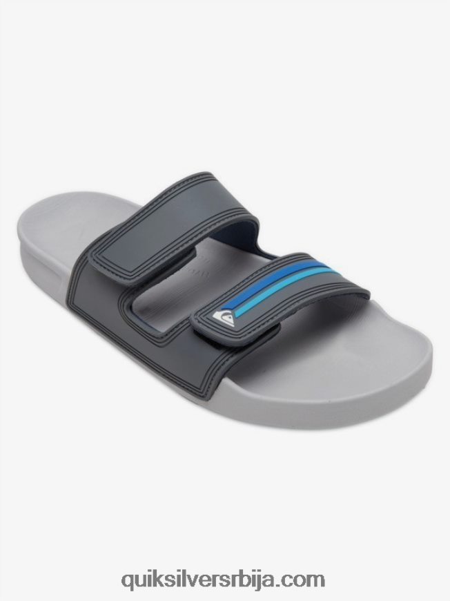 мушкарци Quiksilver риви сандале са дуплим подешавањем сиво/плаво Z824VN1079