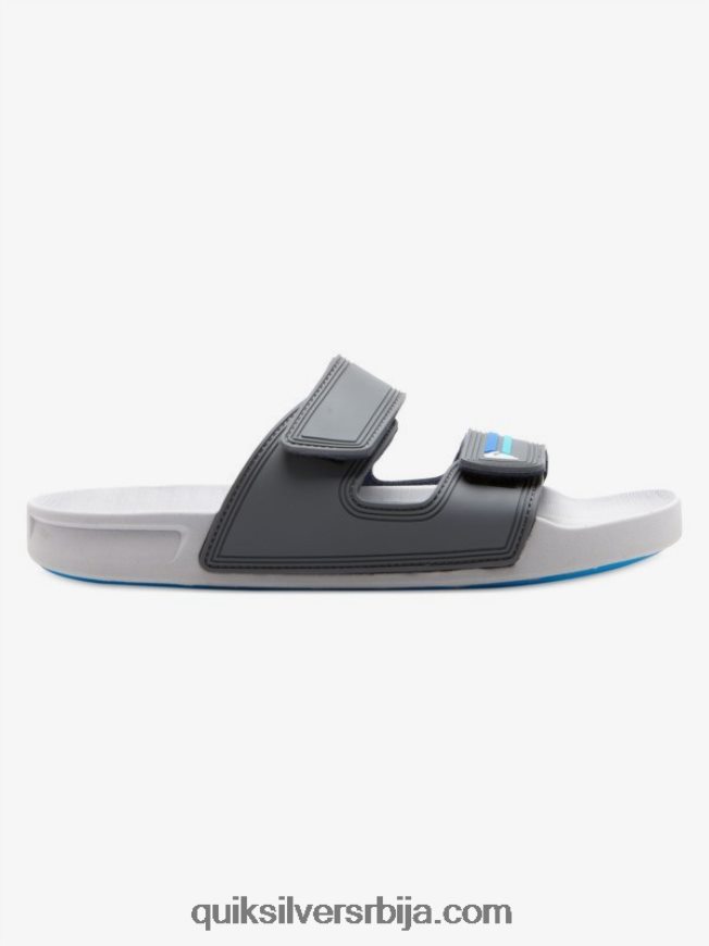 мушкарци Quiksilver риви сандале са дуплим подешавањем сиво/плаво Z824VN1079