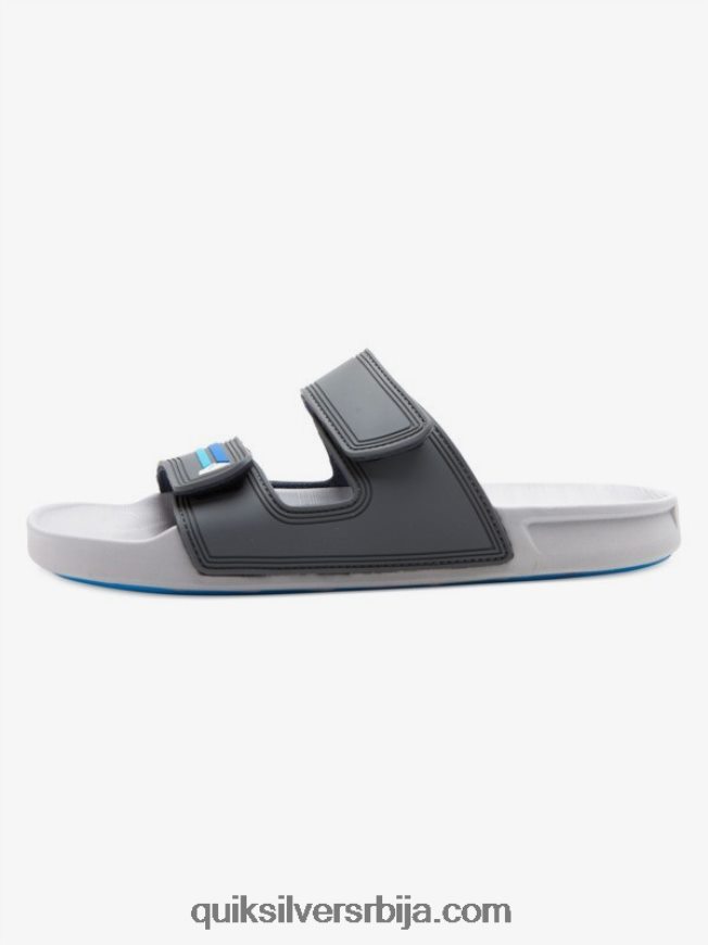 мушкарци Quiksilver риви сандале са дуплим подешавањем сиво/плаво Z824VN1079