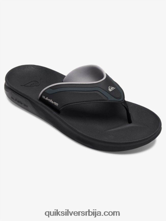мушкарци Quiksilver матходиц сандале за опоравак црна/сива/браон Z824VN1082