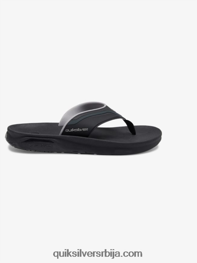 мушкарци Quiksilver матходиц сандале за опоравак црна/сива/браон Z824VN1082