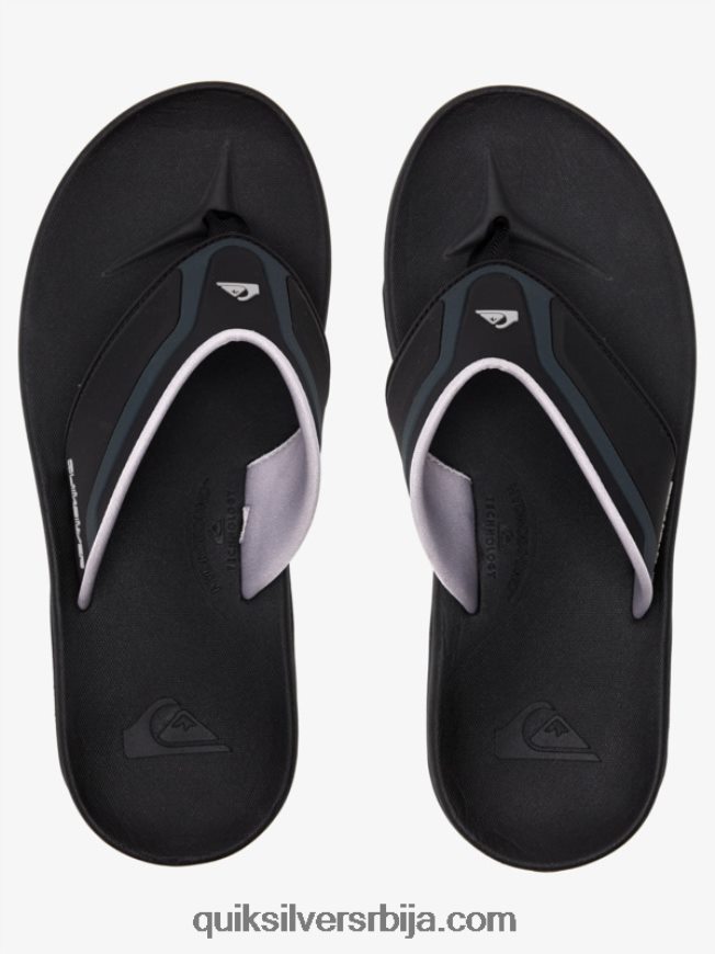 мушкарци Quiksilver матходиц сандале за опоравак црна/сива/браон Z824VN1082