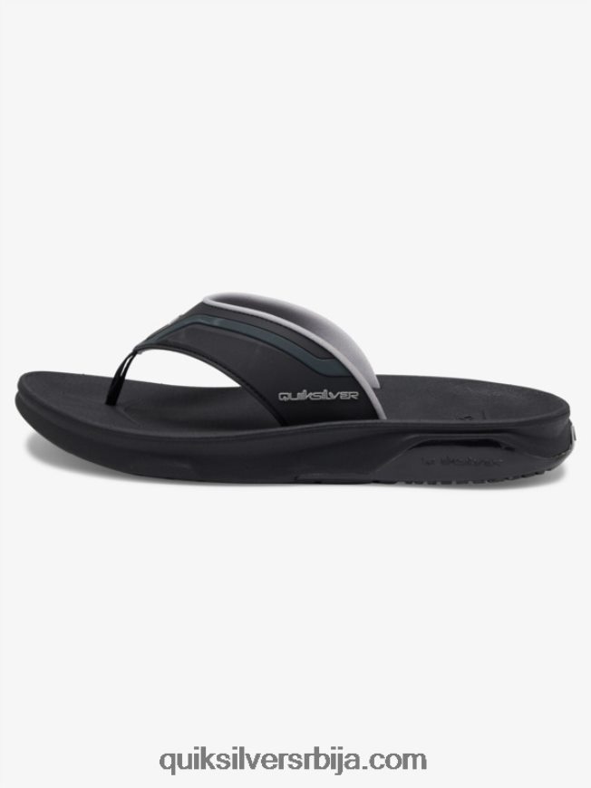 мушкарци Quiksilver матходиц сандале за опоравак црна/сива/браон Z824VN1082