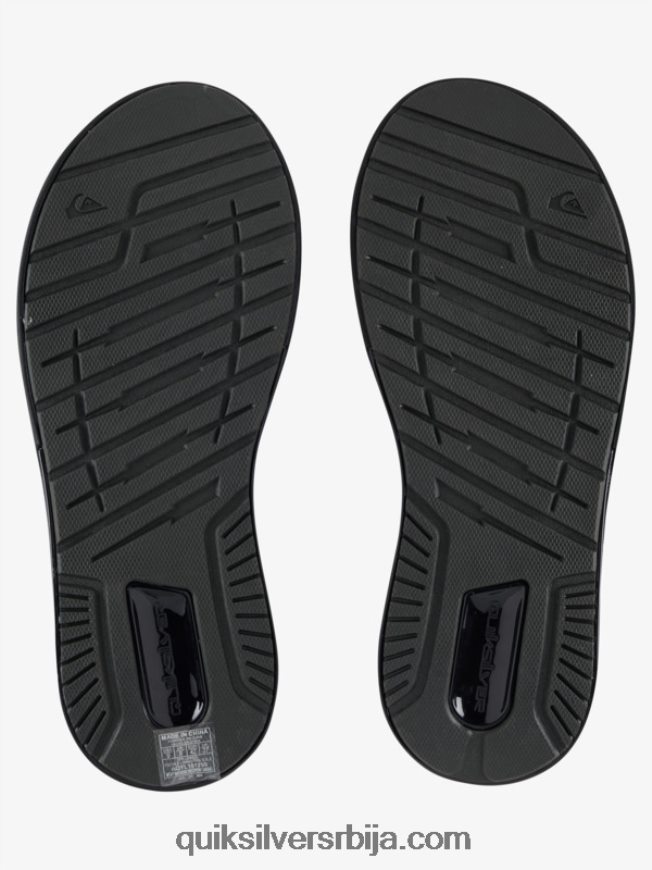мушкарци Quiksilver матходиц сандале за опоравак црна/сива/браон Z824VN1082
