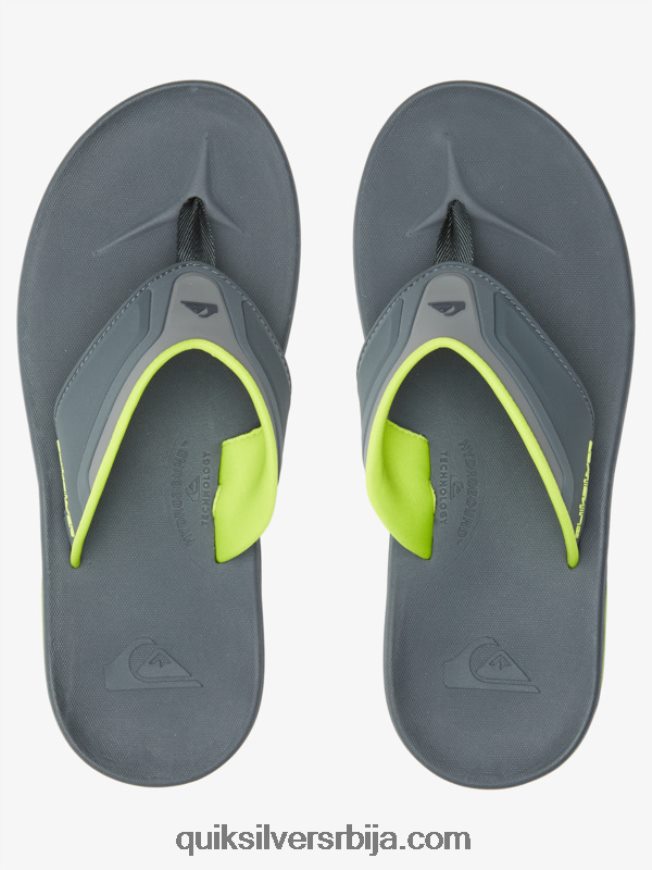 мушкарци Quiksilver матходиц сандале за опоравак сива/црна/зелена Z824VN1083
