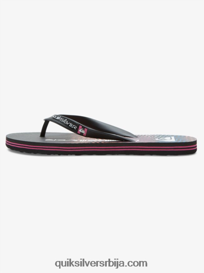 мушкарци Quiksilver молокаи вордблоцк јапанке црно/розе Z824VN1137