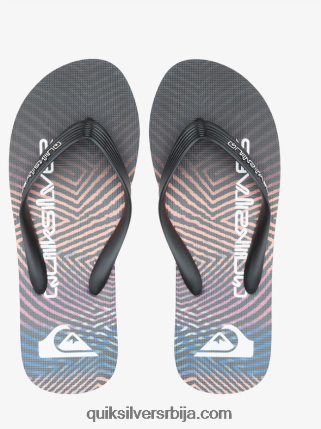 мушкарци Quiksilver молокаи вордблоцк јапанке црно/розе Z824VN1137