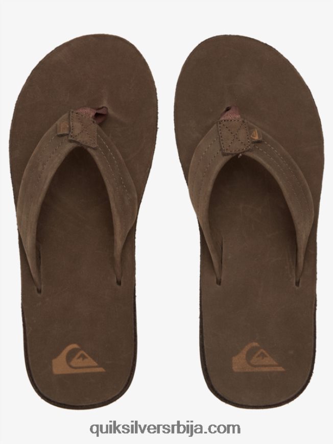 мушкарци Quiksilver еррека кожне сандале браон Z824VN1185