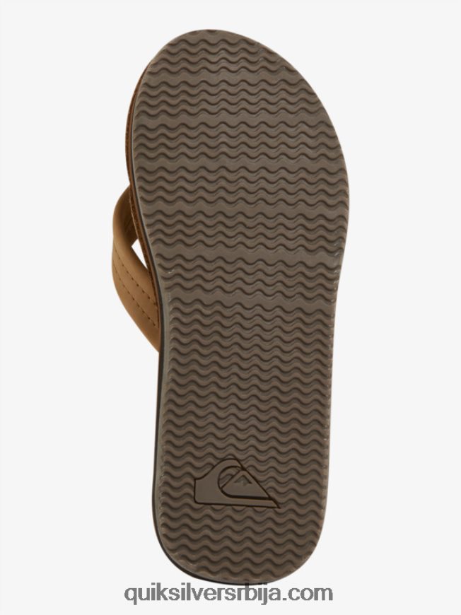 мушкарци Quiksilver еррека кожне сандале браон Z824VN1185