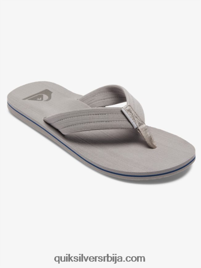мушкарци Quiksilver молокаи опуштене сандале сиво/бело Z824VN1250