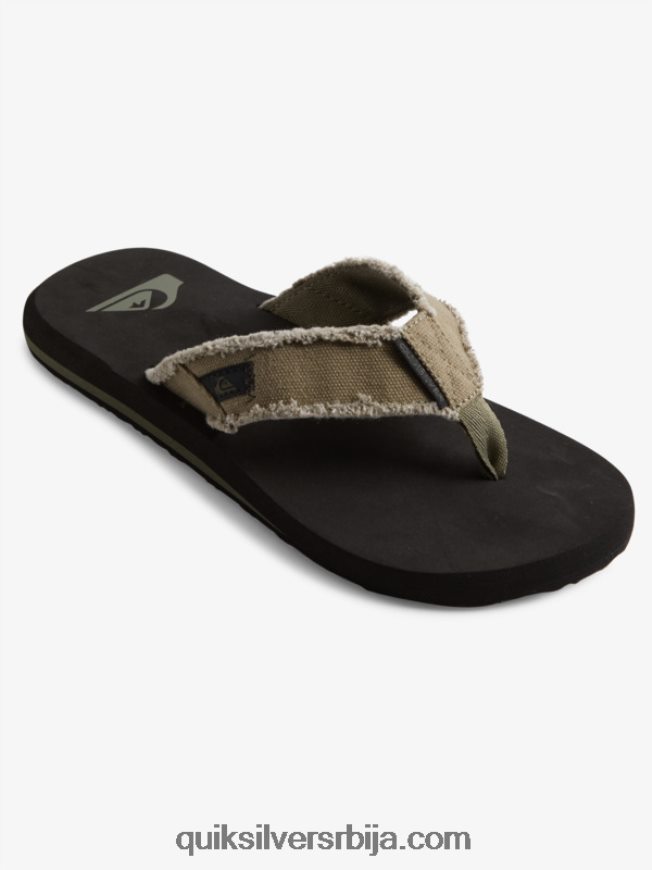 мушкарци Quiksilver сандале мајмунског бездана зелено/црно/браон Z824VN1292