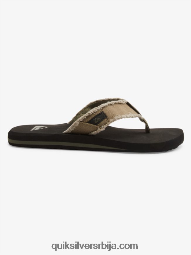 мушкарци Quiksilver сандале мајмунског бездана зелено/црно/браон Z824VN1292