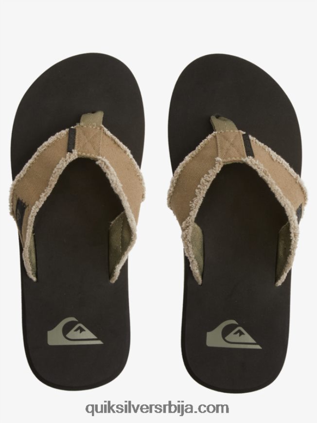 мушкарци Quiksilver сандале мајмунског бездана зелено/црно/браон Z824VN1292