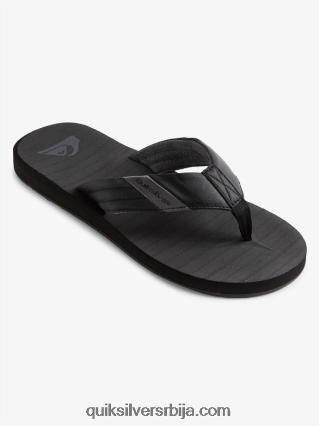 мушкарци Quiksilver царвер тропицс сандале црно/сиво Z824VN1296