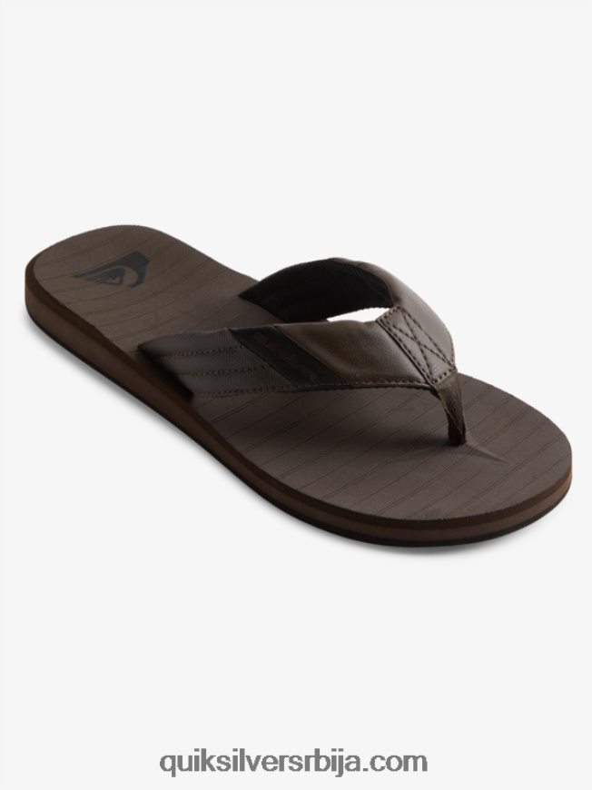 мушкарци Quiksilver царвер тропицс сандале браон црни Z824VN1297