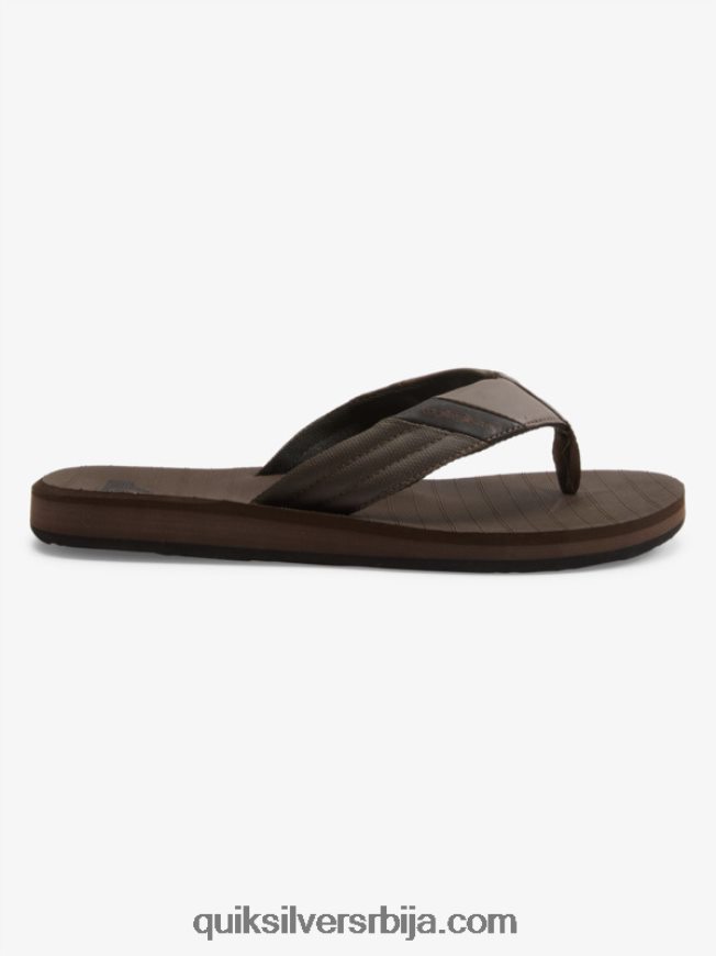 мушкарци Quiksilver царвер тропицс сандале браон црни Z824VN1297