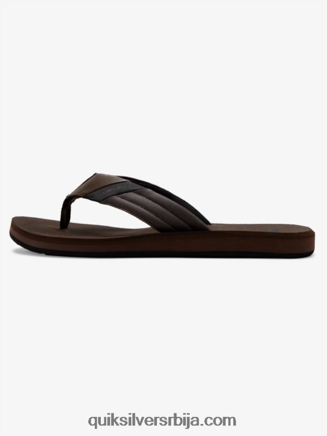 мушкарци Quiksilver царвер тропицс сандале браон црни Z824VN1297