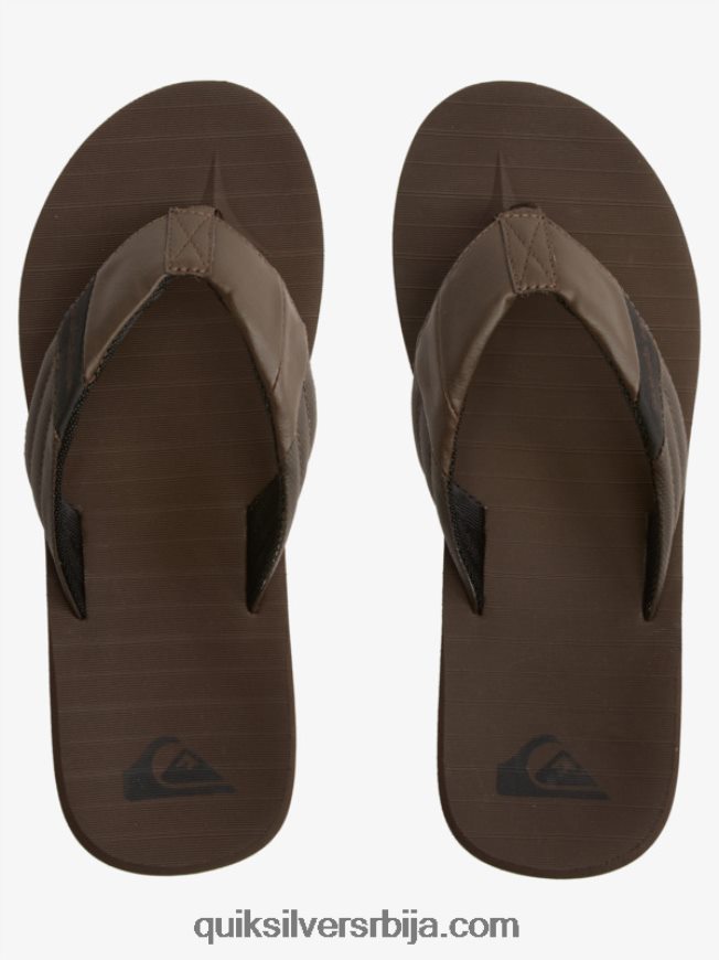мушкарци Quiksilver царвер тропицс сандале браон црни Z824VN1297