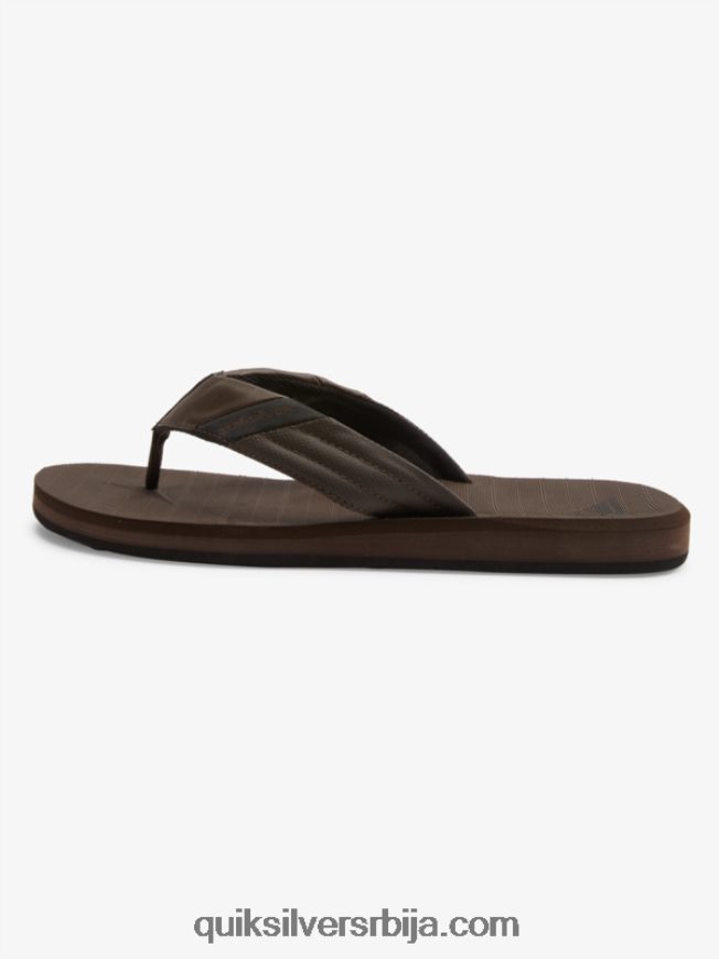 мушкарци Quiksilver царвер тропицс сандале браон црни Z824VN1297