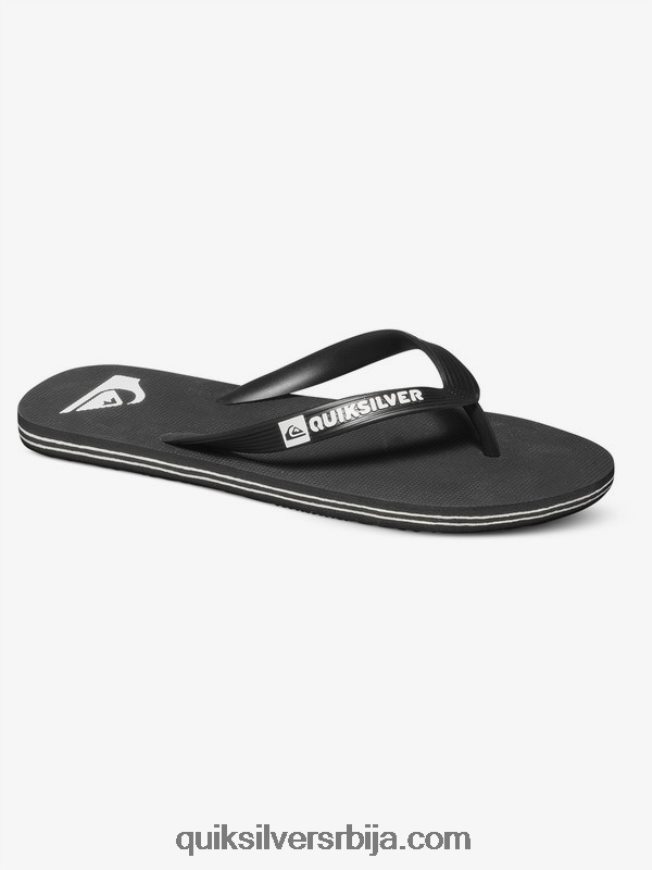 мушкарци Quiksilver молокаи јапанке црно бели Z824VN1591