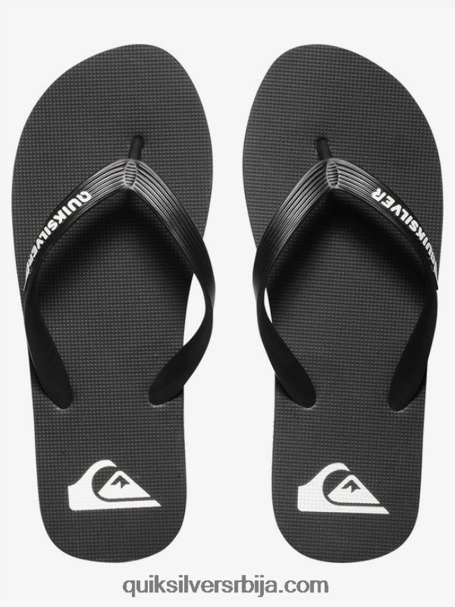 мушкарци Quiksilver молокаи јапанке црно бели Z824VN1591