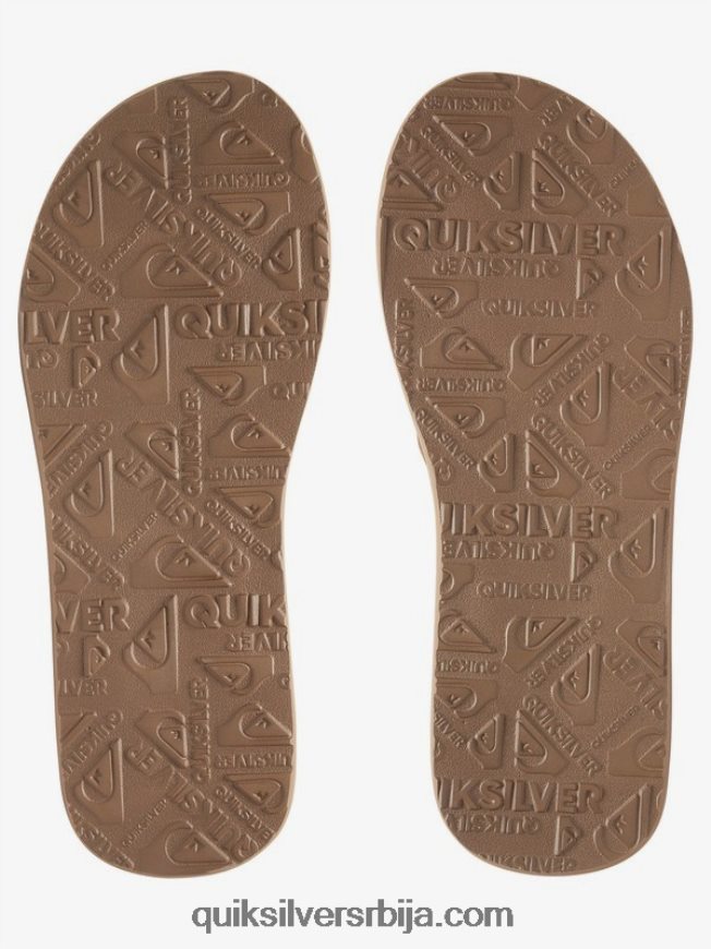 мушкарци Quiksilver царвер суеде кожне сандале тан - чврст Z824VN1633