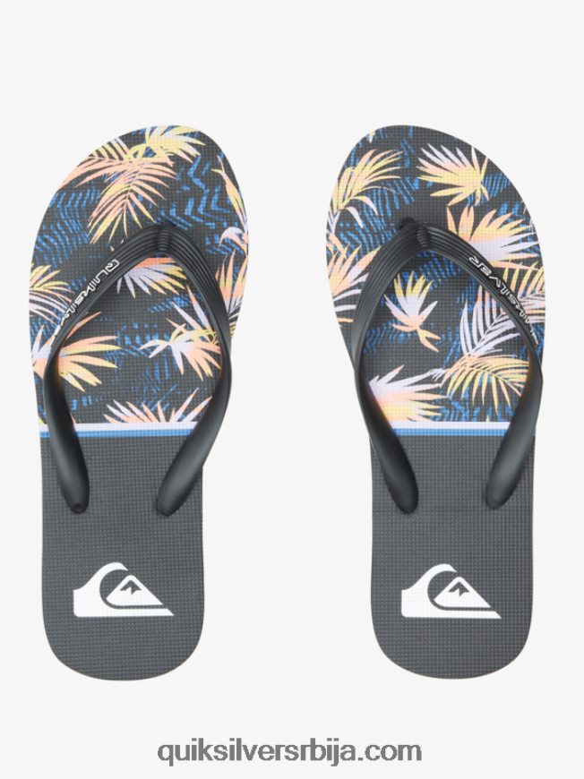 мушкарци Quiksilver јапанке молокаи дивизије црн Z824VN1639