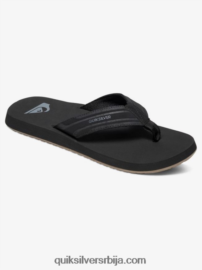 мушкарци Quiksilver сандале са мајмунским кључем црно браон Z824VN1644